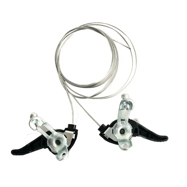 manufacturers sell high quality double plastic alloy bicycle shifting lever thumb shifter /bicycle Derailleur