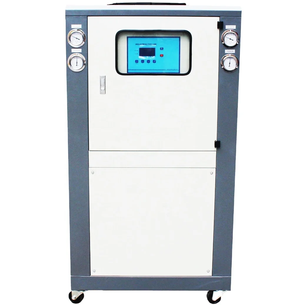air cooled cooler chilling machine  water chiller with low noise high efficiency energy conservation for chilling plant