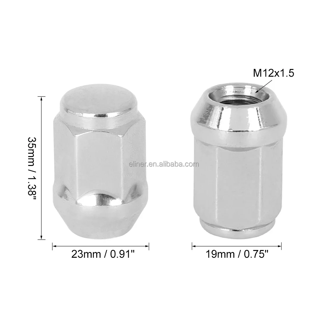 Easily Install Lug Nut Auto Parts Buick Chevrolet Tire Screw Wheel Nut Car Durable Strong Sensitive Automobile Accessories