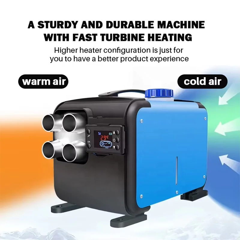 Camping Heatersrectangular Air Diesel  Home Van Car Truck Boat Tent 12V 24V 220V All In One 5KW