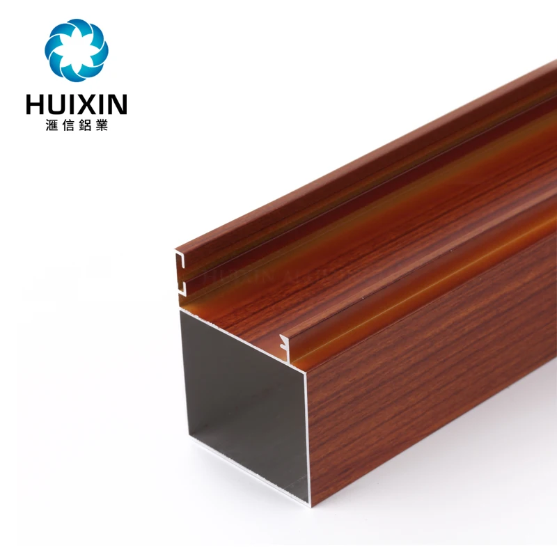 Tanzania Series Window Aluminium Extrusion with Wood Color