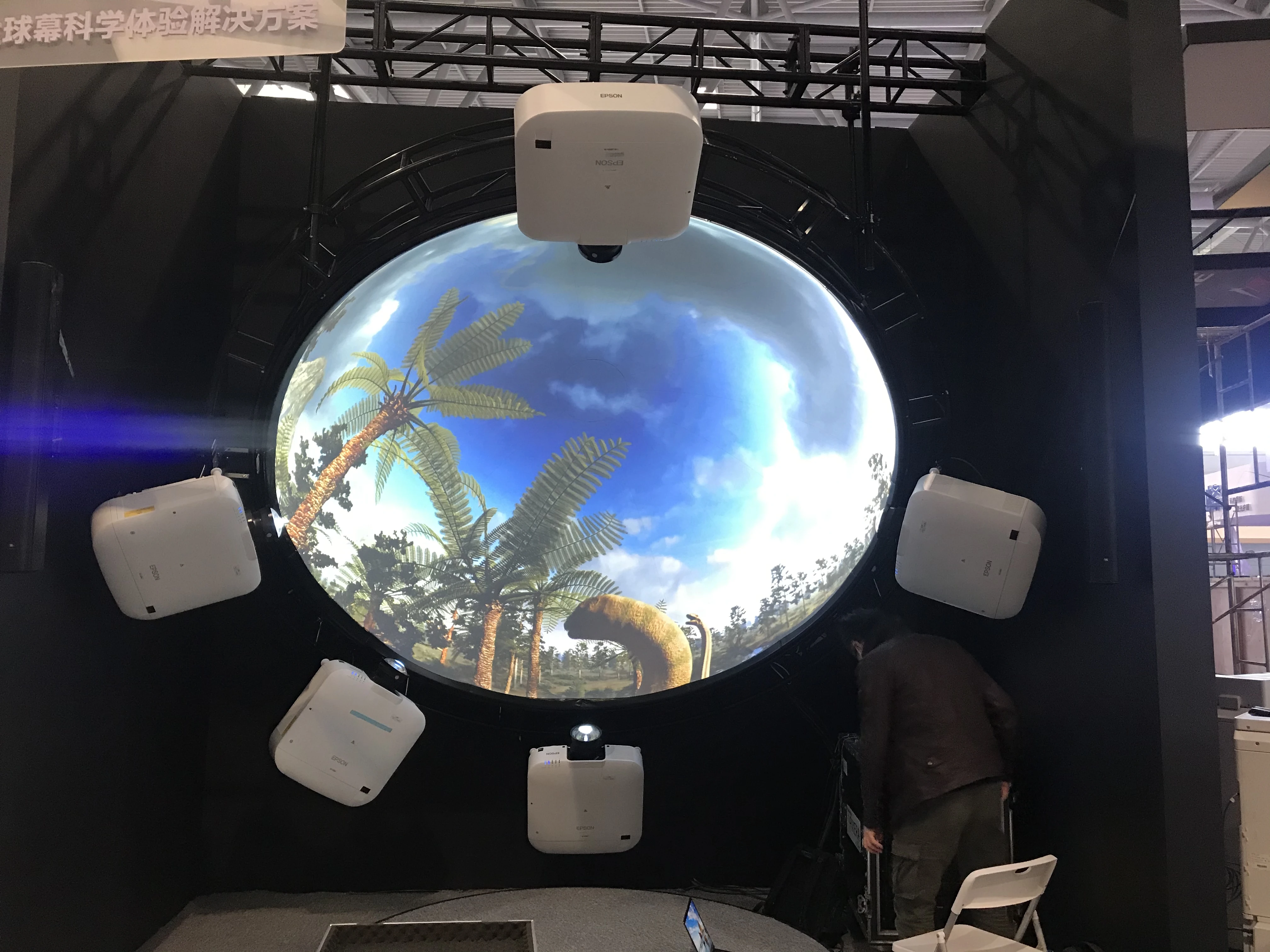 360degree 8 meters diameter Dome projection screen