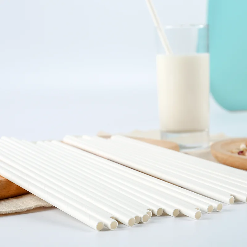 Hot Sale Disposable Customized Logo Milkshake Coffee Smoothie Custom Eco Friendly Boba Drinking Bubble Tea Paper Straws