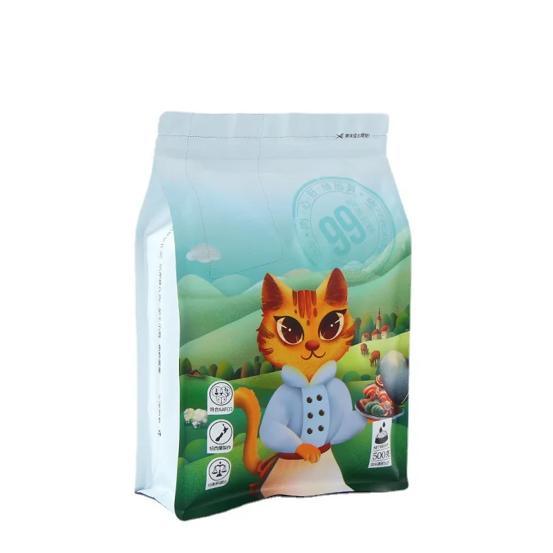 Custom printed pet plastic food package tray sealing wrap mylar packaging film rolls for pet food