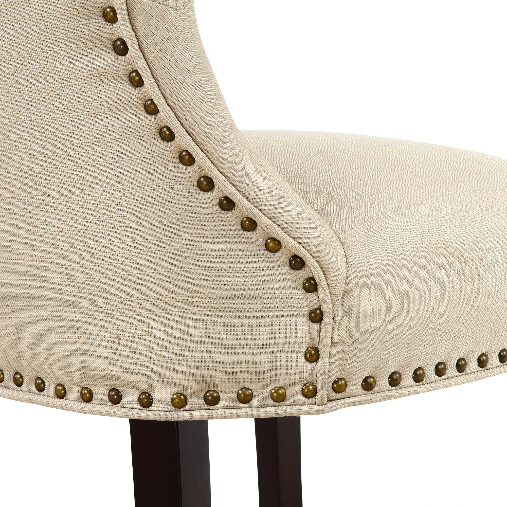 Hot Sale Modern Luxury Home Furniture Dinning Room Chairs with Curved Wing Back Big Size Comedor Dining Chair