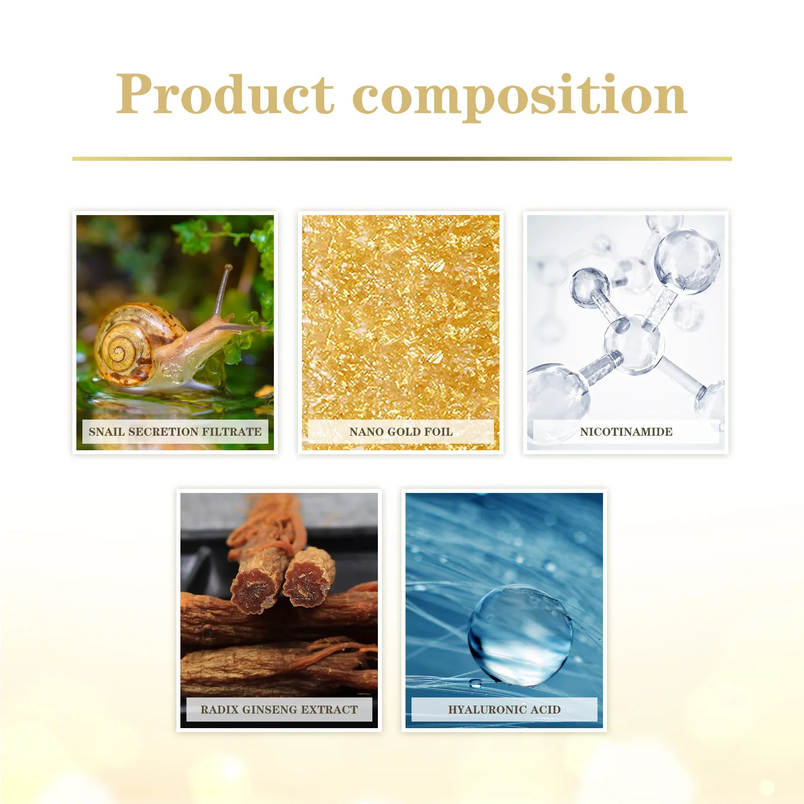 Replenish moisture fade wrinkles deeply clean and shrink pores brighten skin golden facial essence
