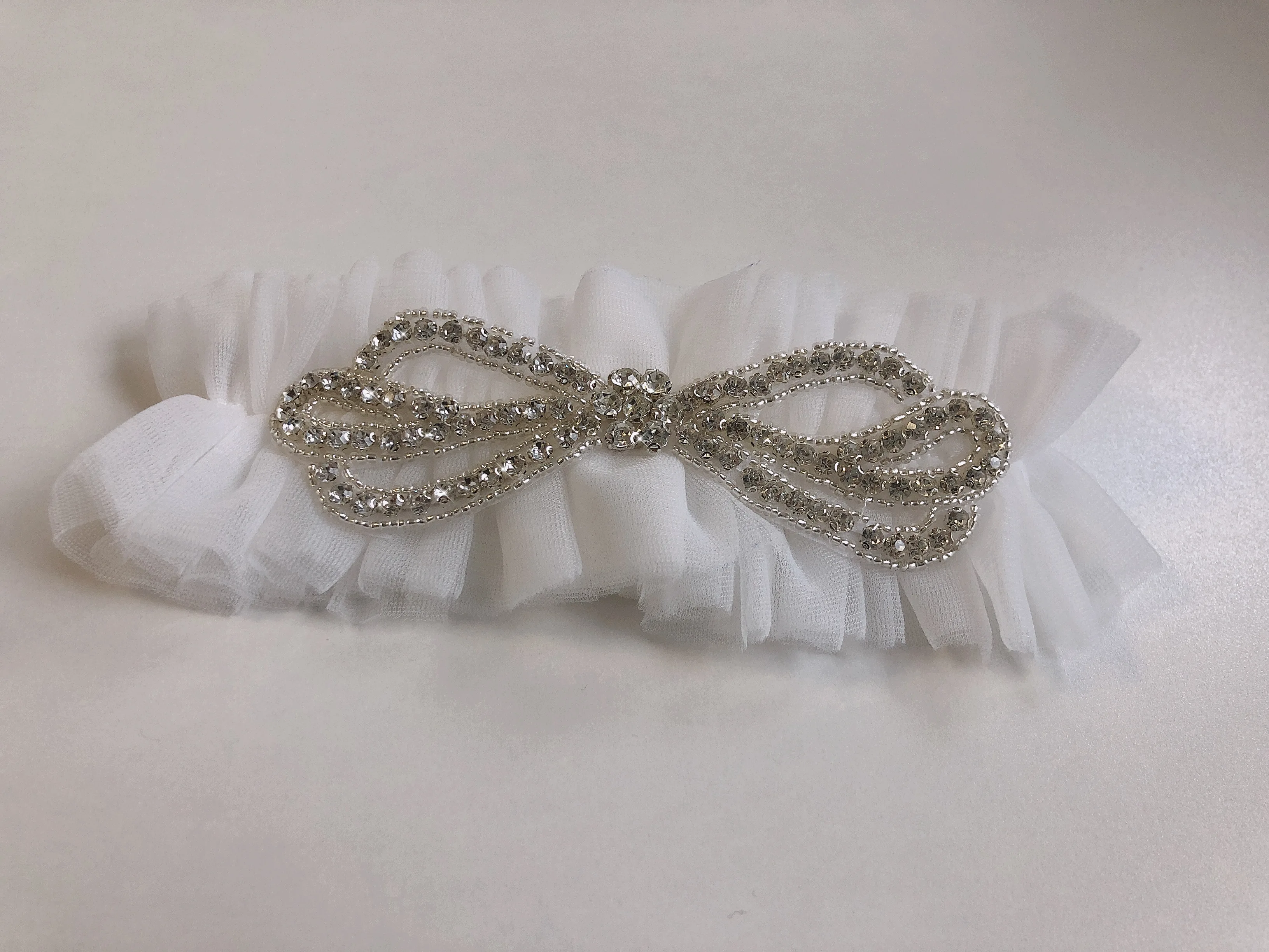 Lace Crystal Thigh Leg Garter Ring for bride wedding