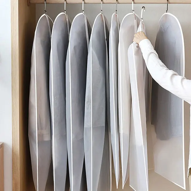 Spot Explosive Clothing Dust Cover Three-dimensional Suit Korean Transparent Dust Cover Peva Coat Garment Bag