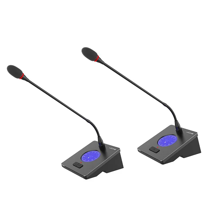 Tabletop LCD Screen conference mic system delegate microphone for discussion system