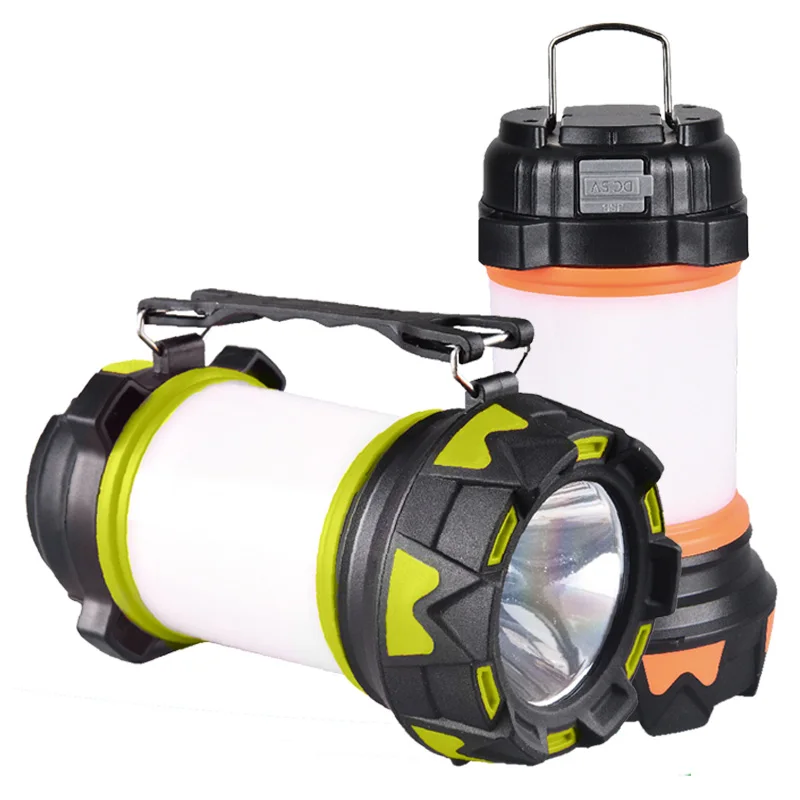 New Portable Multifunctional Super bright 4 modes Rechargeable Led Camping Lantern Light For Hiking Emergency Or Home Using