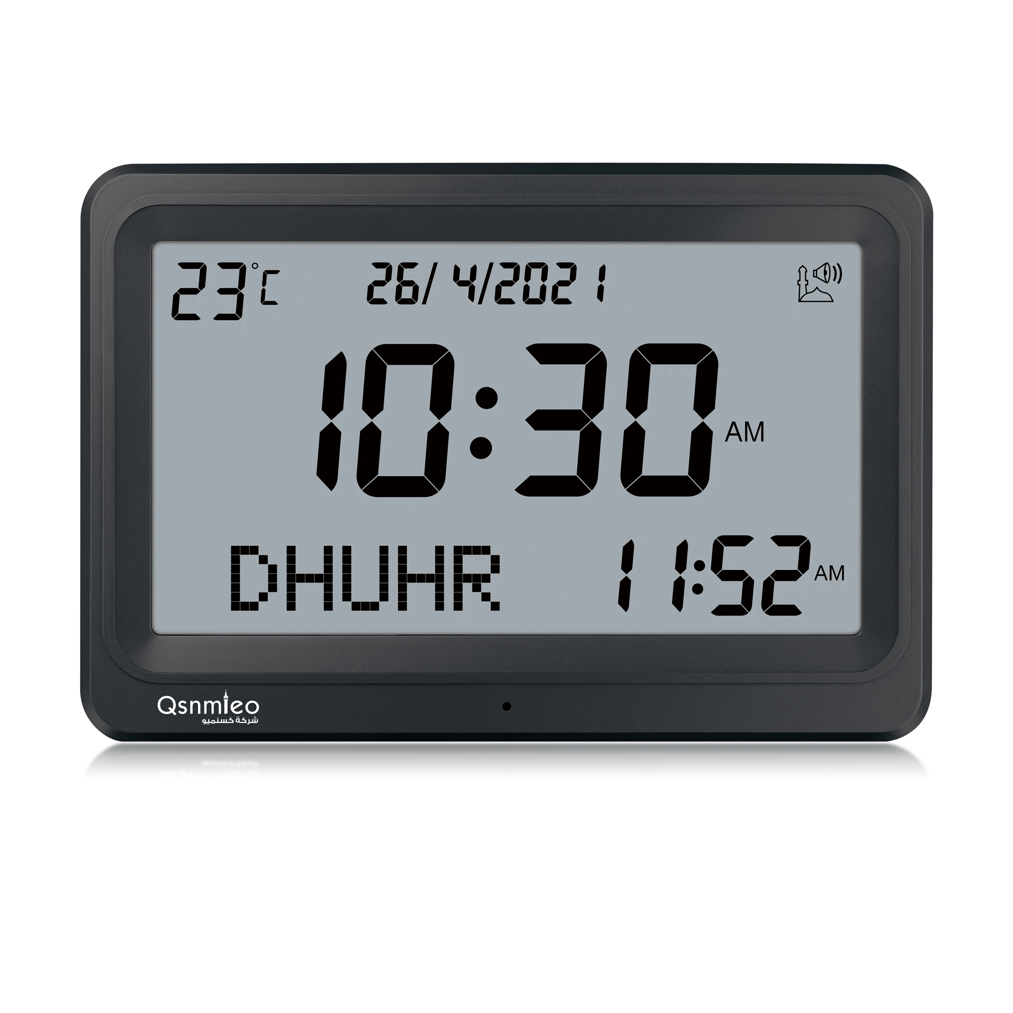 Qsnmieo QS-128 белый Al-Haramain цифровой Настольный будильник Azan часы