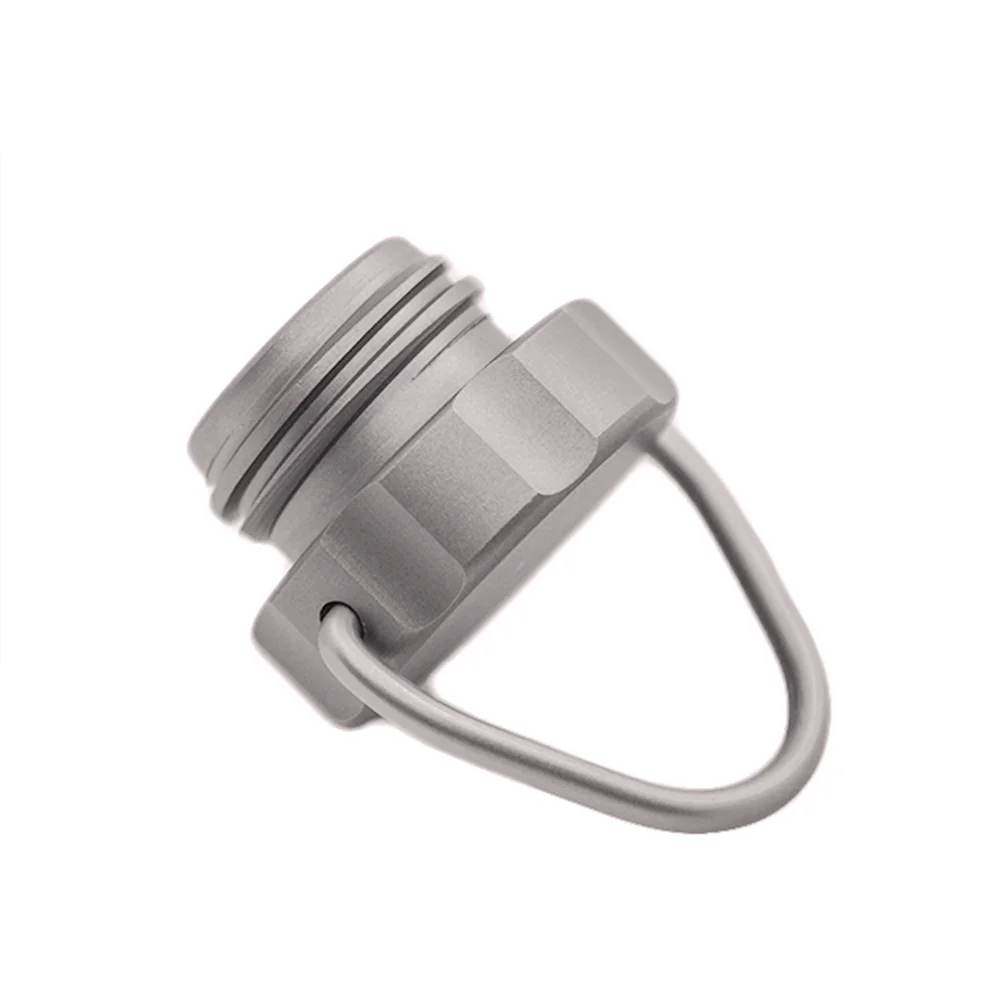 Wholesale customization titanium water bottle 400ml with titanium lid