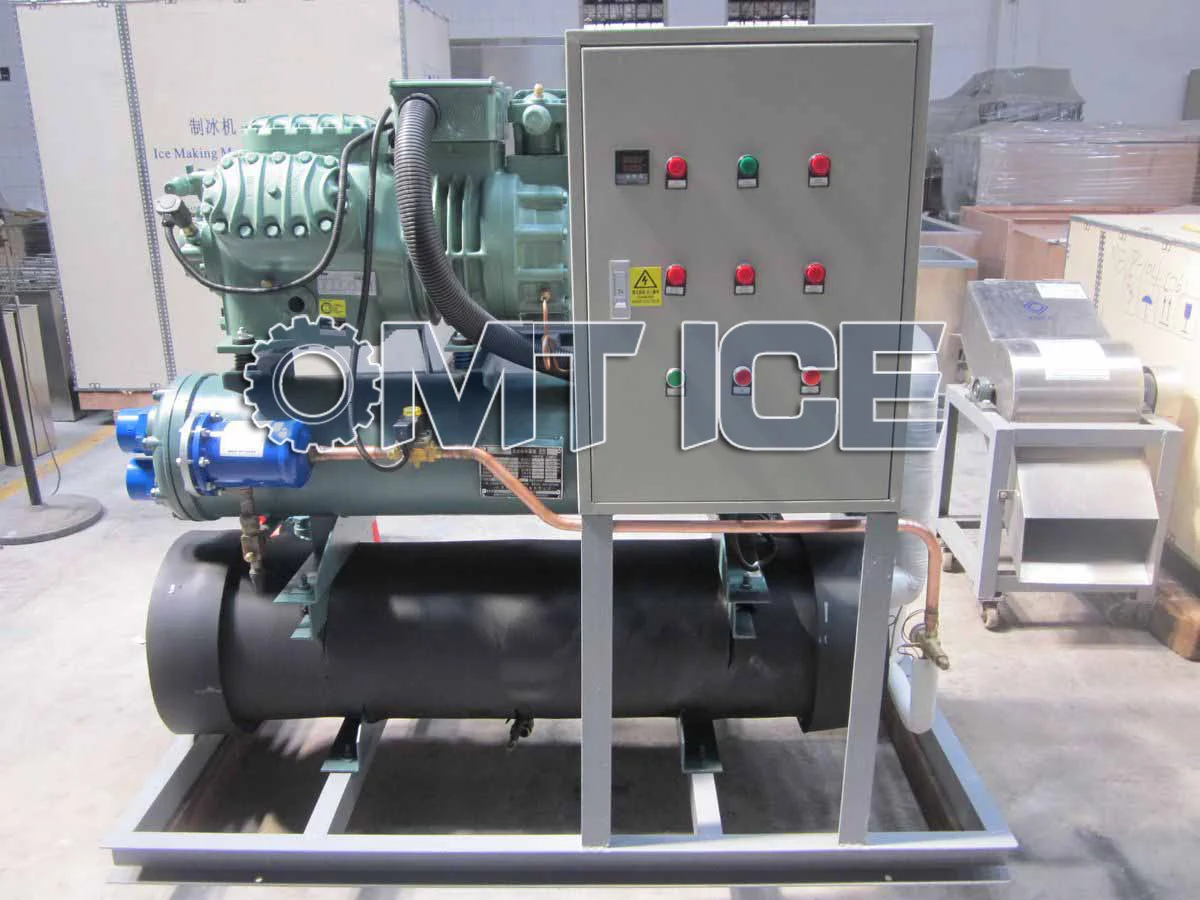 4000 kgs salt water block ice maker  suitable for ice workshop