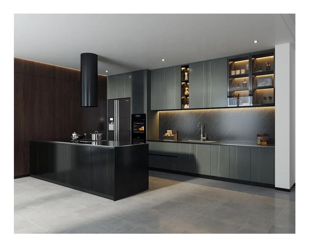 Hot Selling Colorful Kitchen Cabinets Acrylic Kitchen Cabinets Mobile Home Kitchen Cabinets