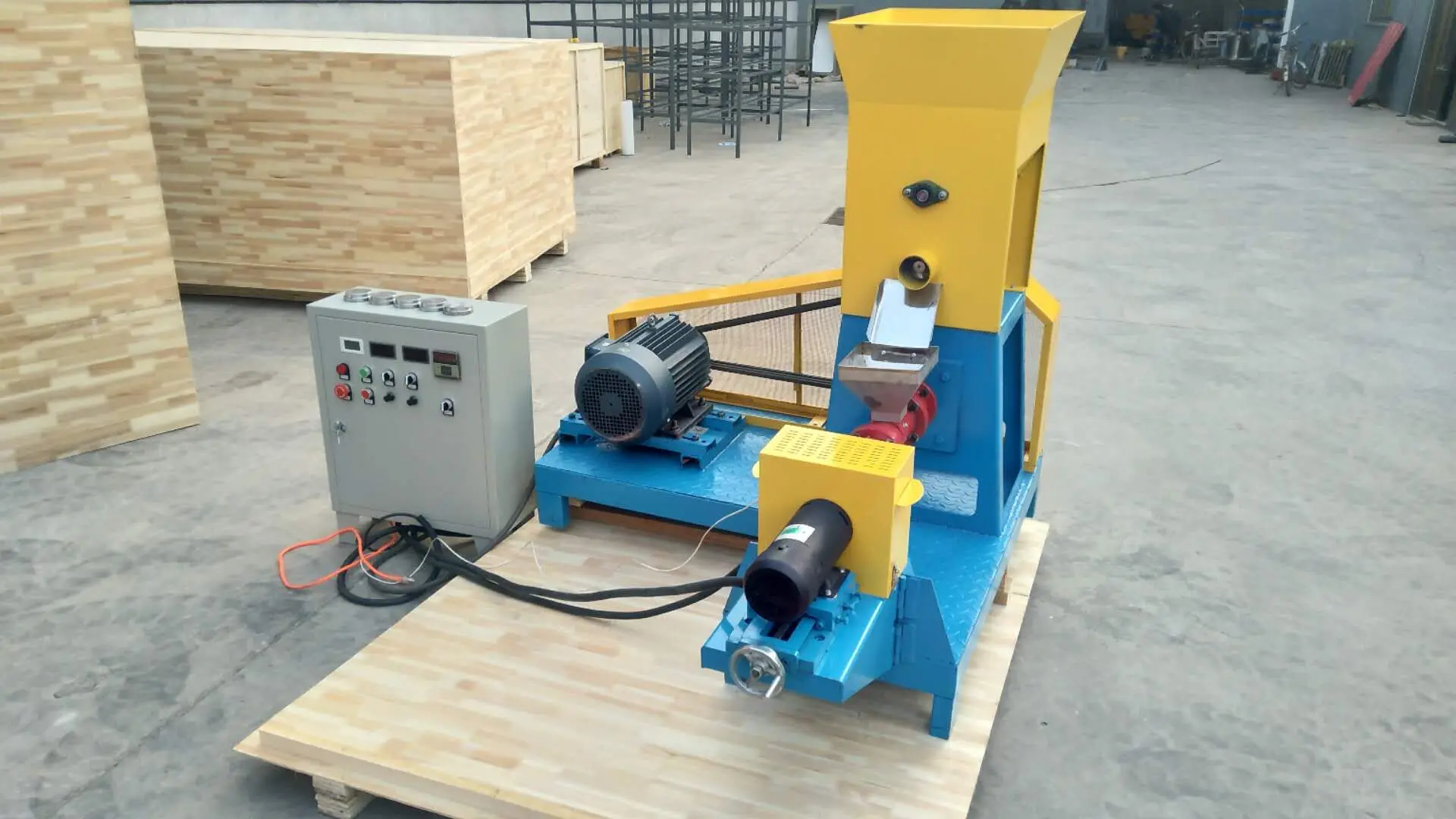 Small floating Fish Feed Pellet Mill Making Extruder Machine in Nigeria / mini fish food granulator extruder