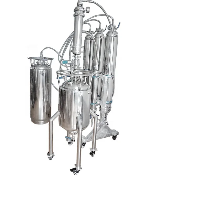 20lb Rack Mounted Passive Closed Loop Extraction System with color remediation column