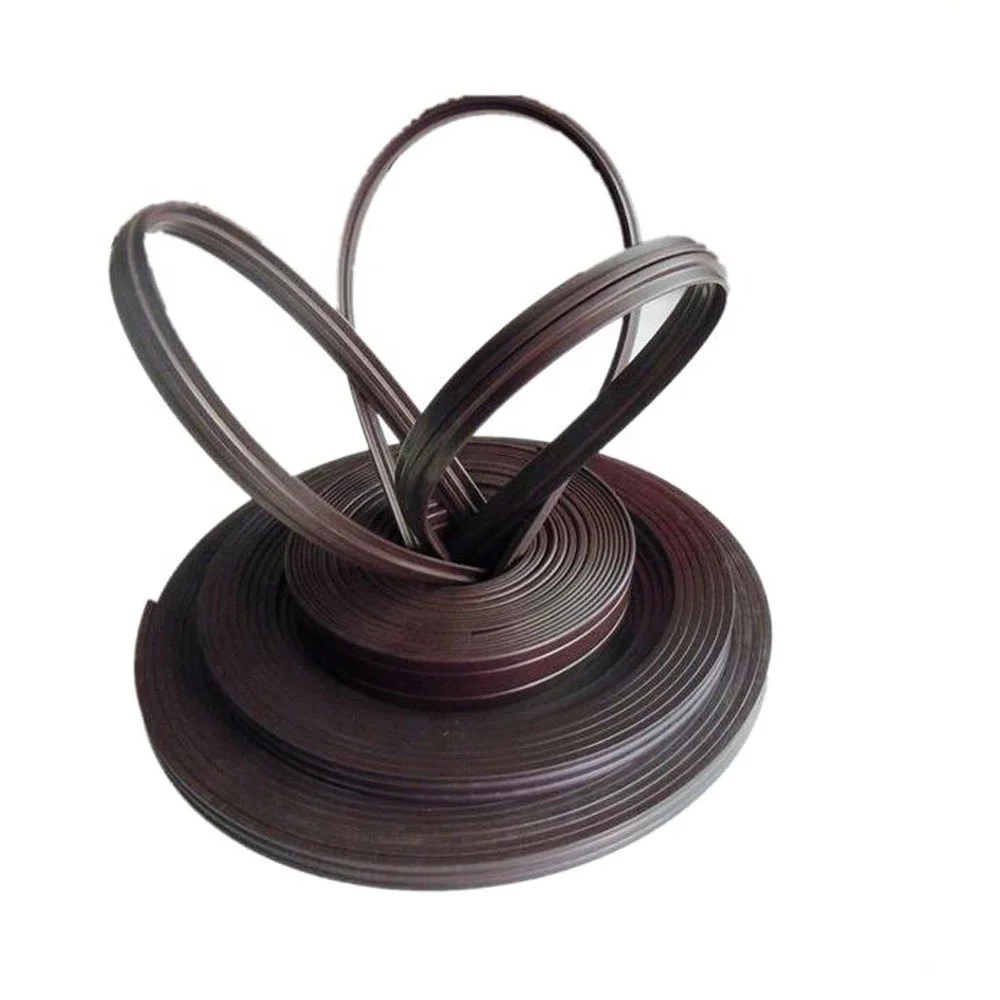 strong permanent magnetic bendable flexible rubber material roll tape strip cabinet fridge screen door refrigerator magnet