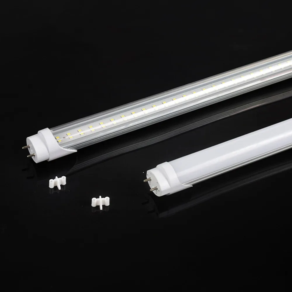 8FT single pin led tube 36w 240cm 60W frosted cover fluorescent tub t8 led tube daylight led tubes lights Vshaped