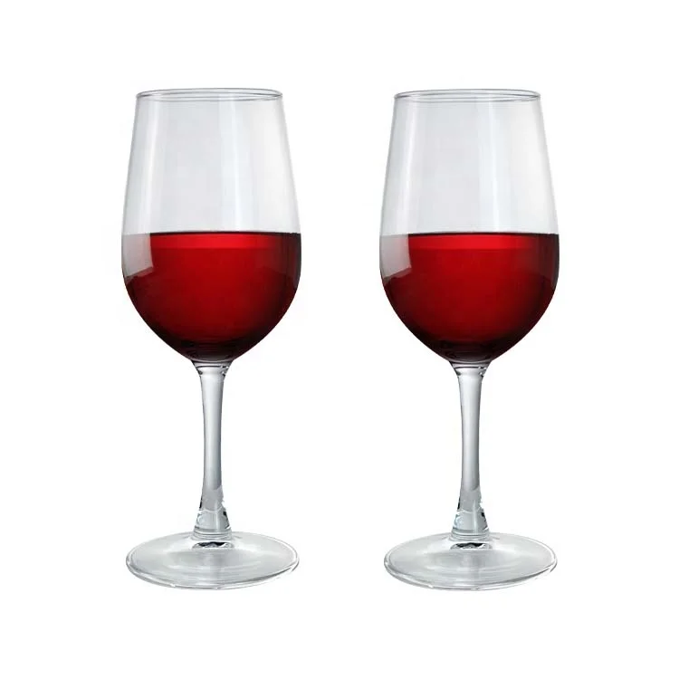 Custom logo  Glass drinking cup personalized red goblets wine glass Red wine glass cup