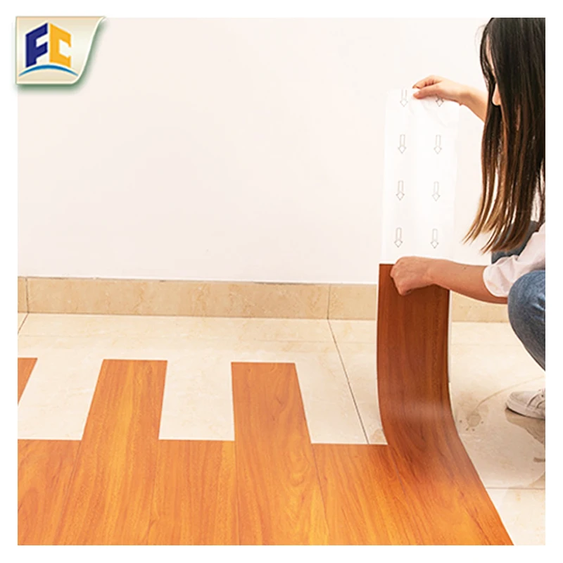 Luxury PVC Tiles with Self-Adhesive Durable Engineered Oak Parquet with Anti-Static Properties & Waterproof PVC LVT Flooring