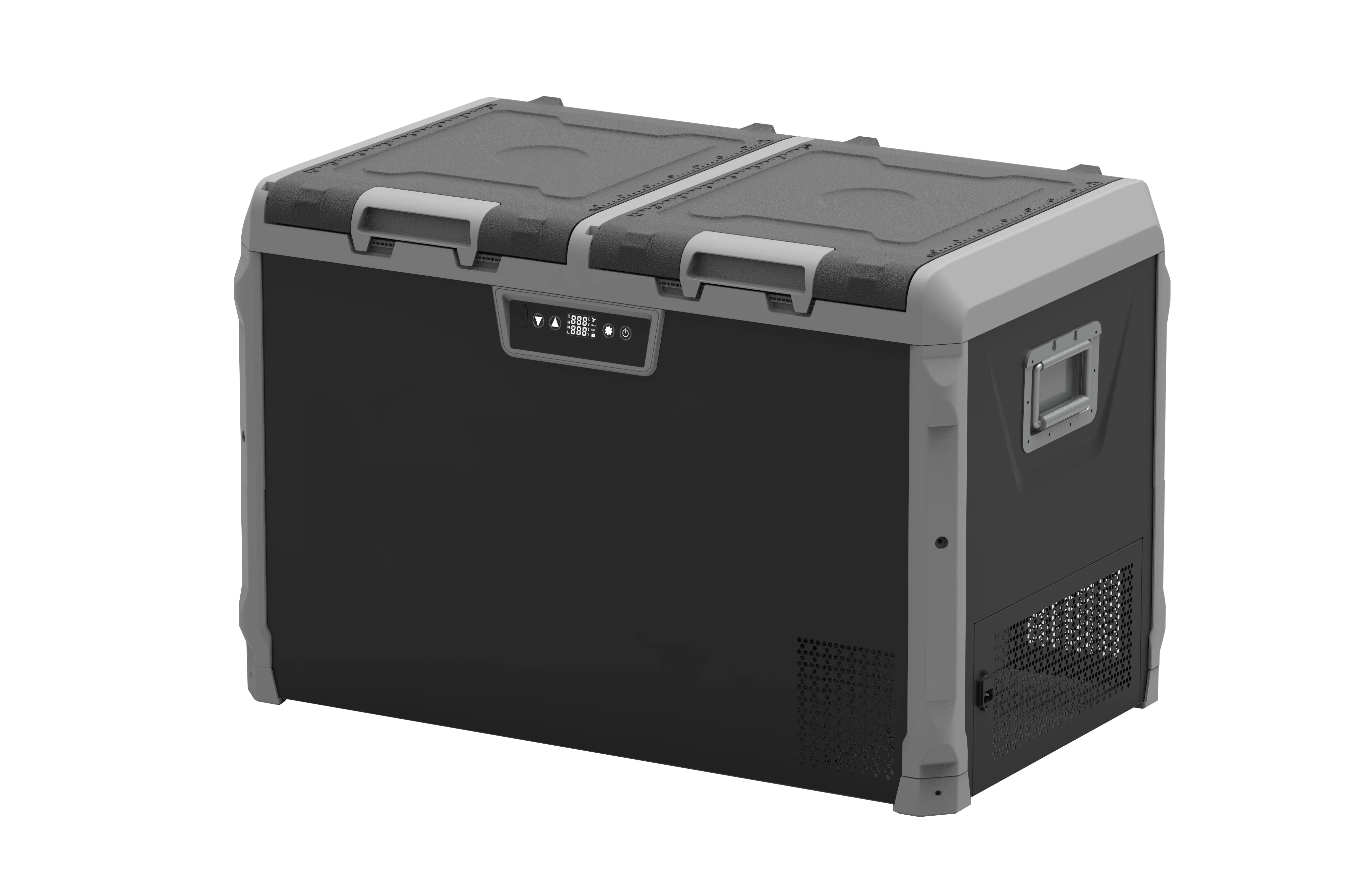 Freezer Fridge Dc Compressor For Car 35l Refrigerator Camping Portable 12 Volt Ce 12v Grey Small Icebox For traveller