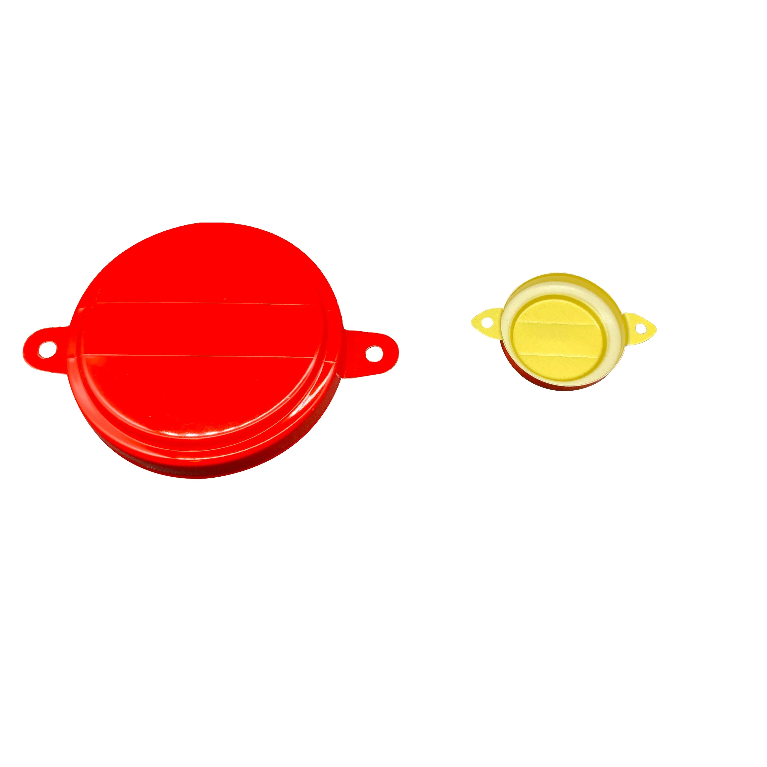 Factory 200 Liter Oil Drum Sealing Cover / Metal Pail Seal Cap Printable Iron Drum Cover