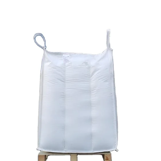 
FIBC BULK BAG coated pp woven big bag with baffle top fill spout 