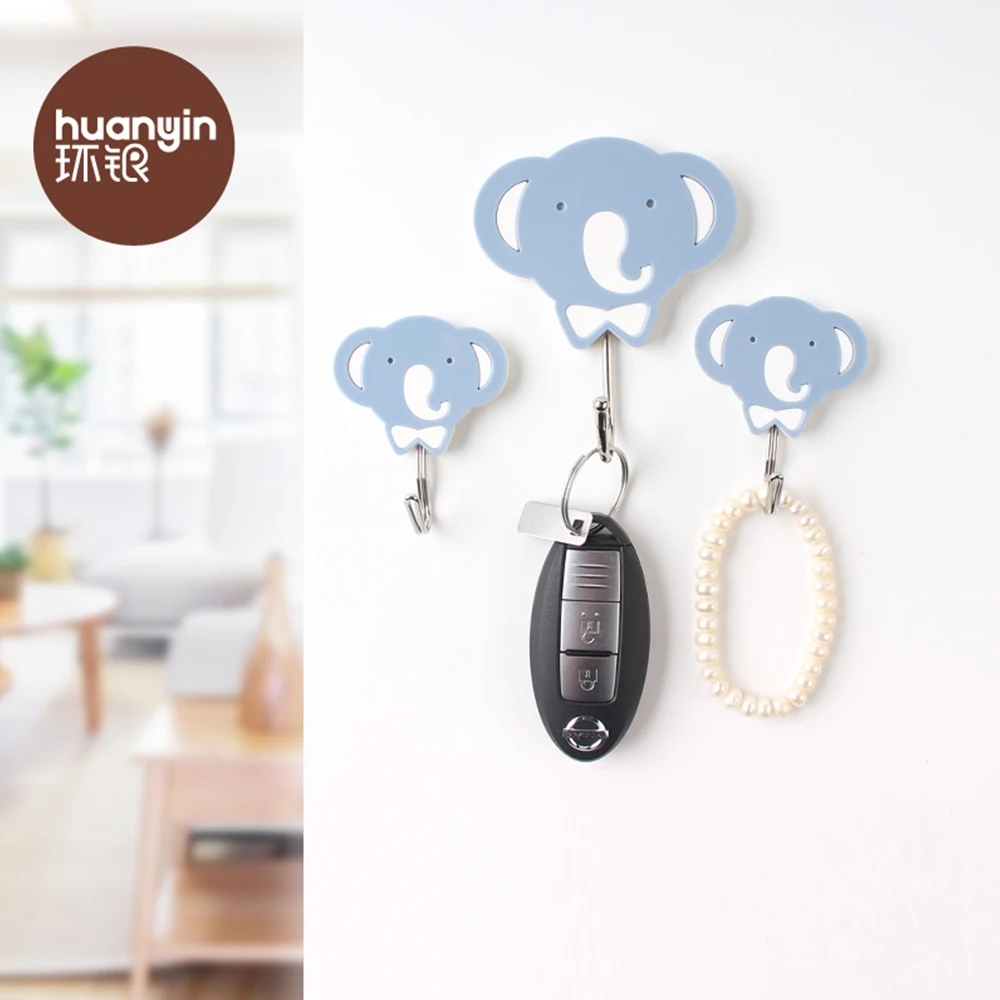 Cartoon elephant vintage wall hook hook for hanging clothes