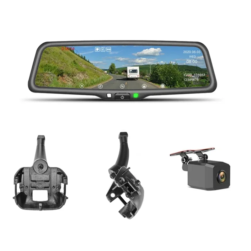 Ultra HD Car DVR with Dual Front and Rear Dash Cam Driving Recording