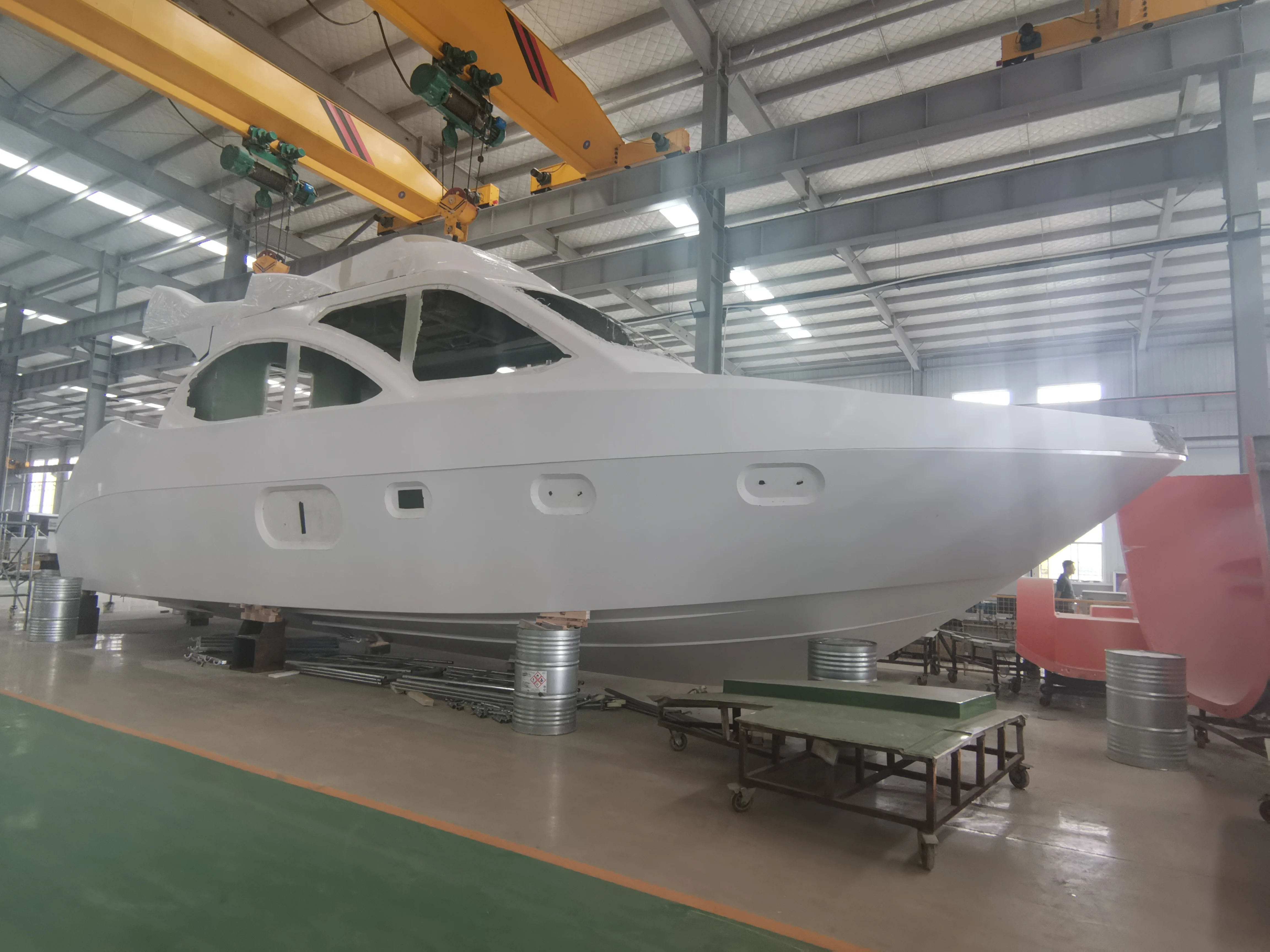 17m boats fiberglass fishing yacht Affordable Motor Luxury Super Yachts Classic Fiberglass Speed Boat with best prices