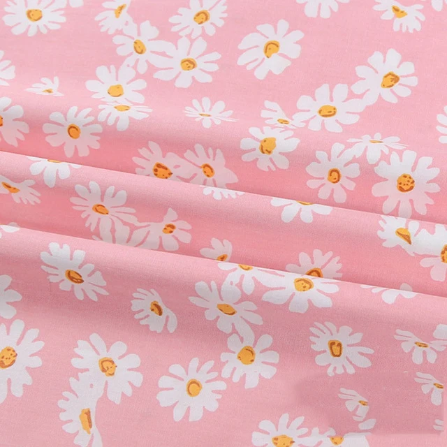 
140CMx50CM floral poplin cotton fabric dress patchwork fabric used for hair bow sewing tissue cotton cloth 