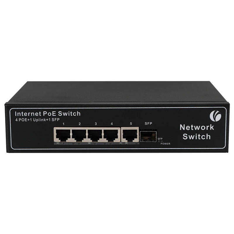 New Original 4 Ports Ethernet POE Switch Full Gigabit with 2 Uplink 1 SFP Network Switcher 10G for CCTV Camera IP Telephone