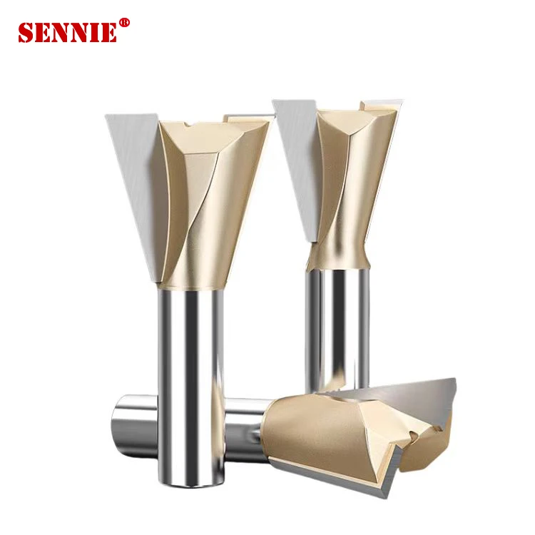 Woodworking Tool Dovetail Cutter Groove Milling Cutter Straight Knife Mouth Trimming Machine Cutter Head Engraving