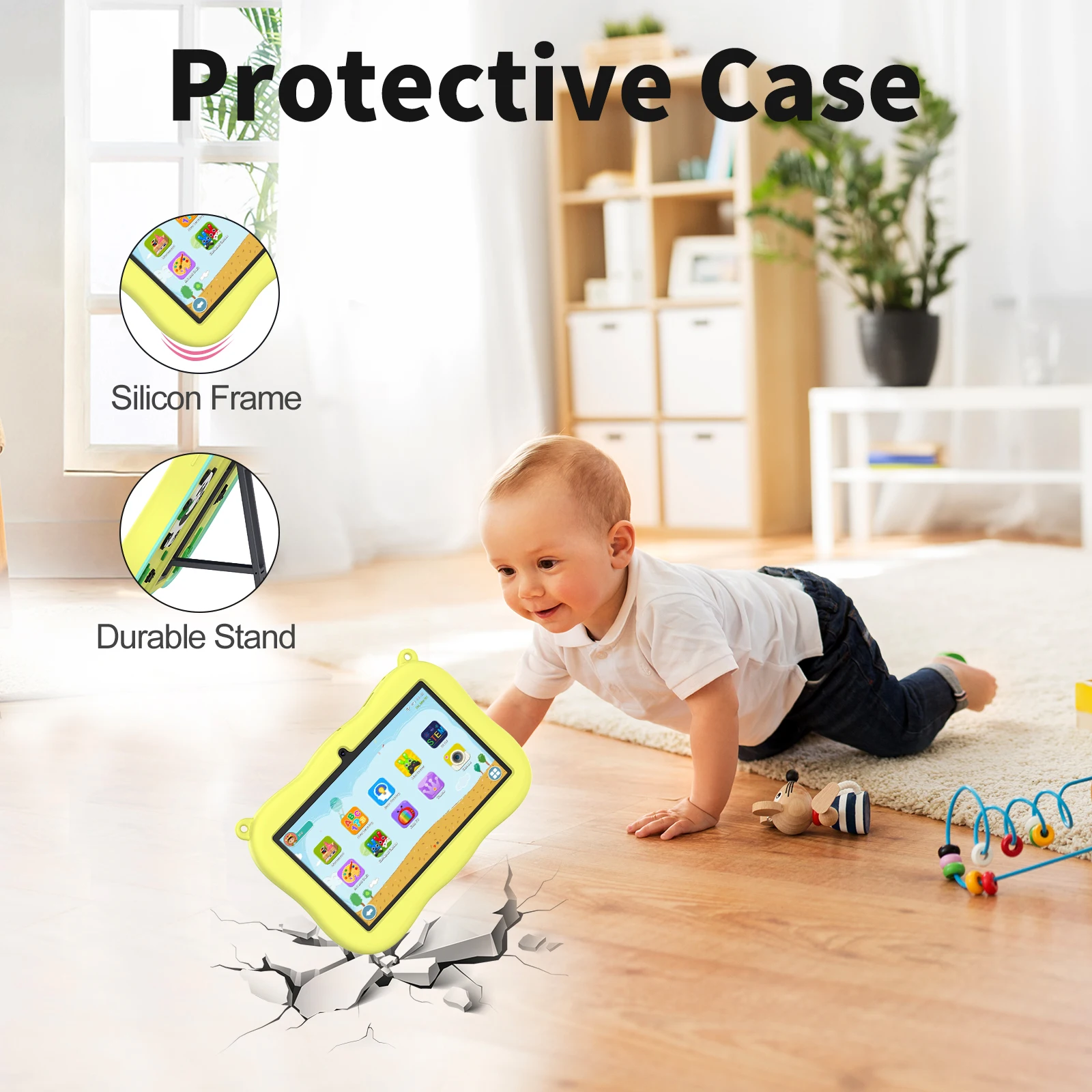 2024 Factory Kids Learning Tablet Android 13 7inch Kids Tablet wifi Education Tablet For Children