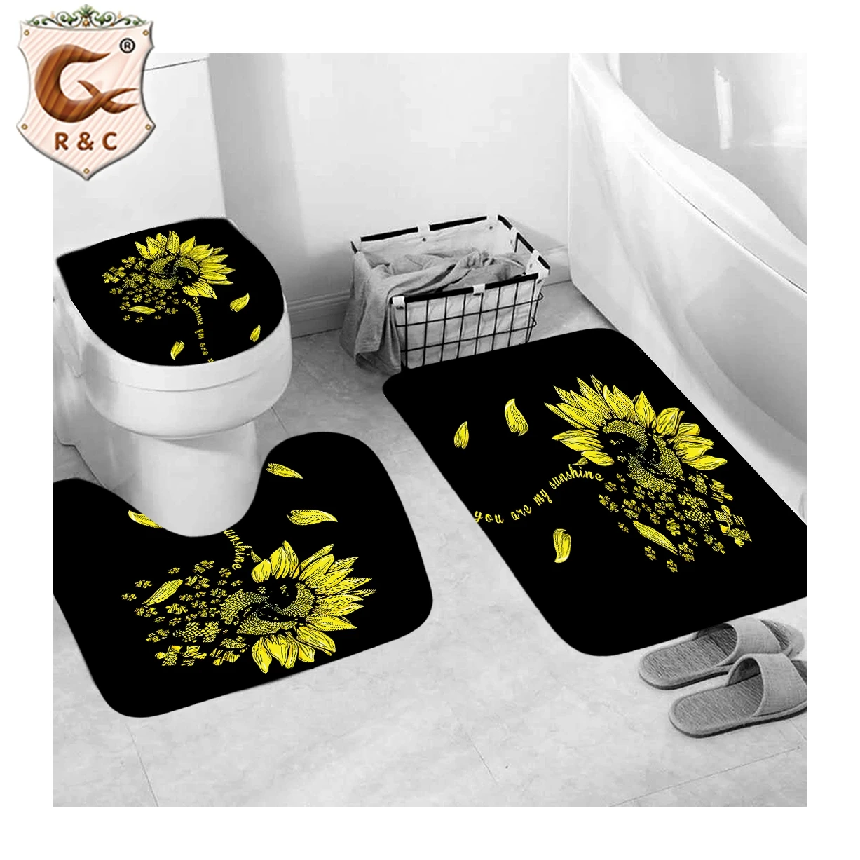 Лидер продаж, набор занавесок для душа из полиэстера, оптовая продажа, низкая цена, современные занавески с бабочками на заказ