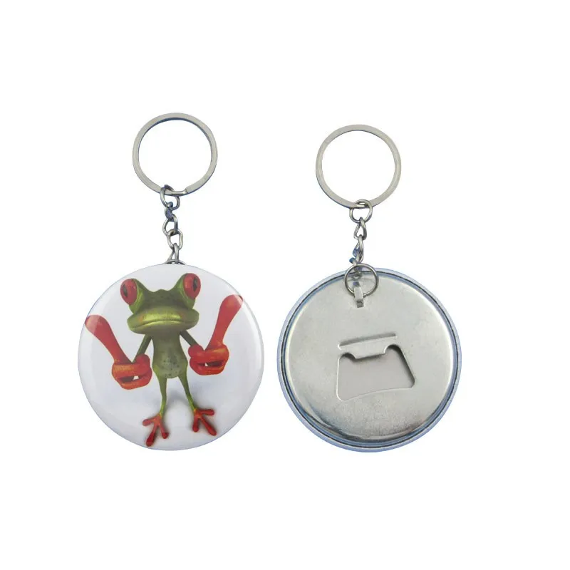 Factory promotion 58mm bottle opener key chain blank material