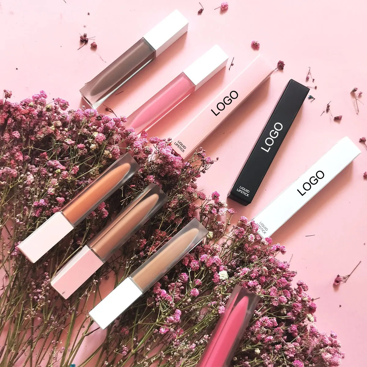 Cosmetic custom logo private label liquid lipstick waterproof makeup high quality matte liquid lipstick