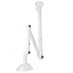 china furniture supplier Wall Mounted Flexible Dental Use Smoke Suction Arm universal Extraction Fume Exhaust Hood
