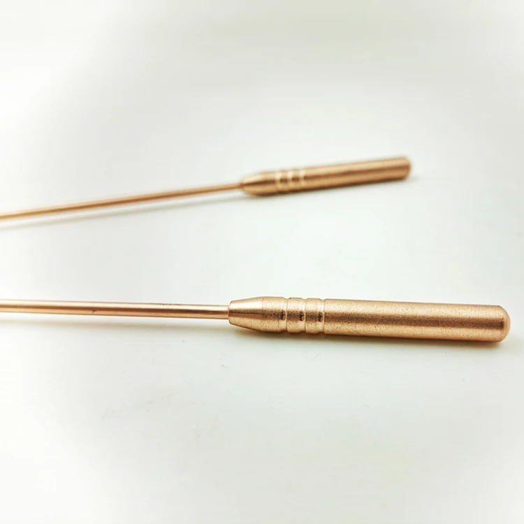 
100% Copper Material Wholesale Tongue Scraper Tongue Cleaner 