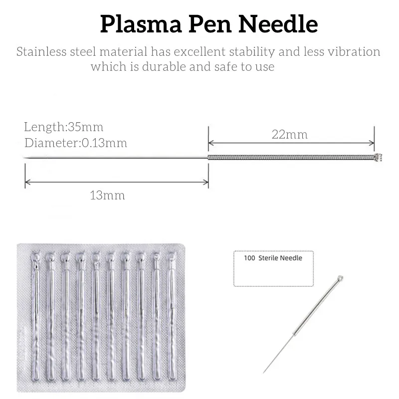 Surgical Sterile Needle Mole tattoo Removal Pen Needles for Spot Mole Freckle Plasma Point Pen Machine Beauty Equipment