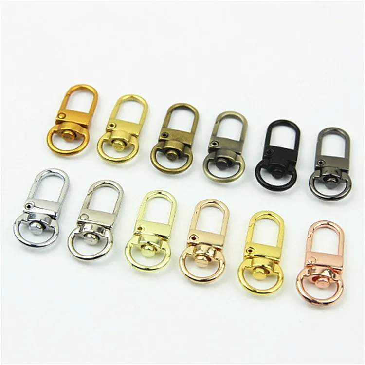 34 MM Alloy Bag Buckle Carbines Swivel Lobster Clasp Snap Hook Key Chain Ring Hardware Handbag Strap Hook Buckle