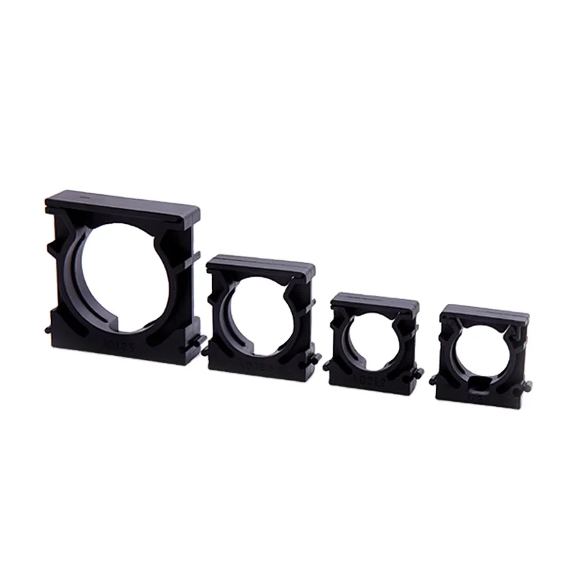 Electrical Wiring Cable Conduit Pipe Plastic Anchor Clamp Holder with Cover