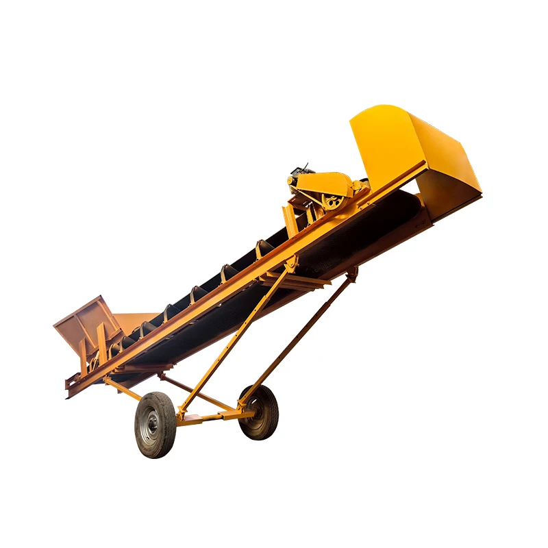 Customize Motorized Flat Straight Pvc Belt Conveyor Folding Industrial Inclined Belt Conveyor