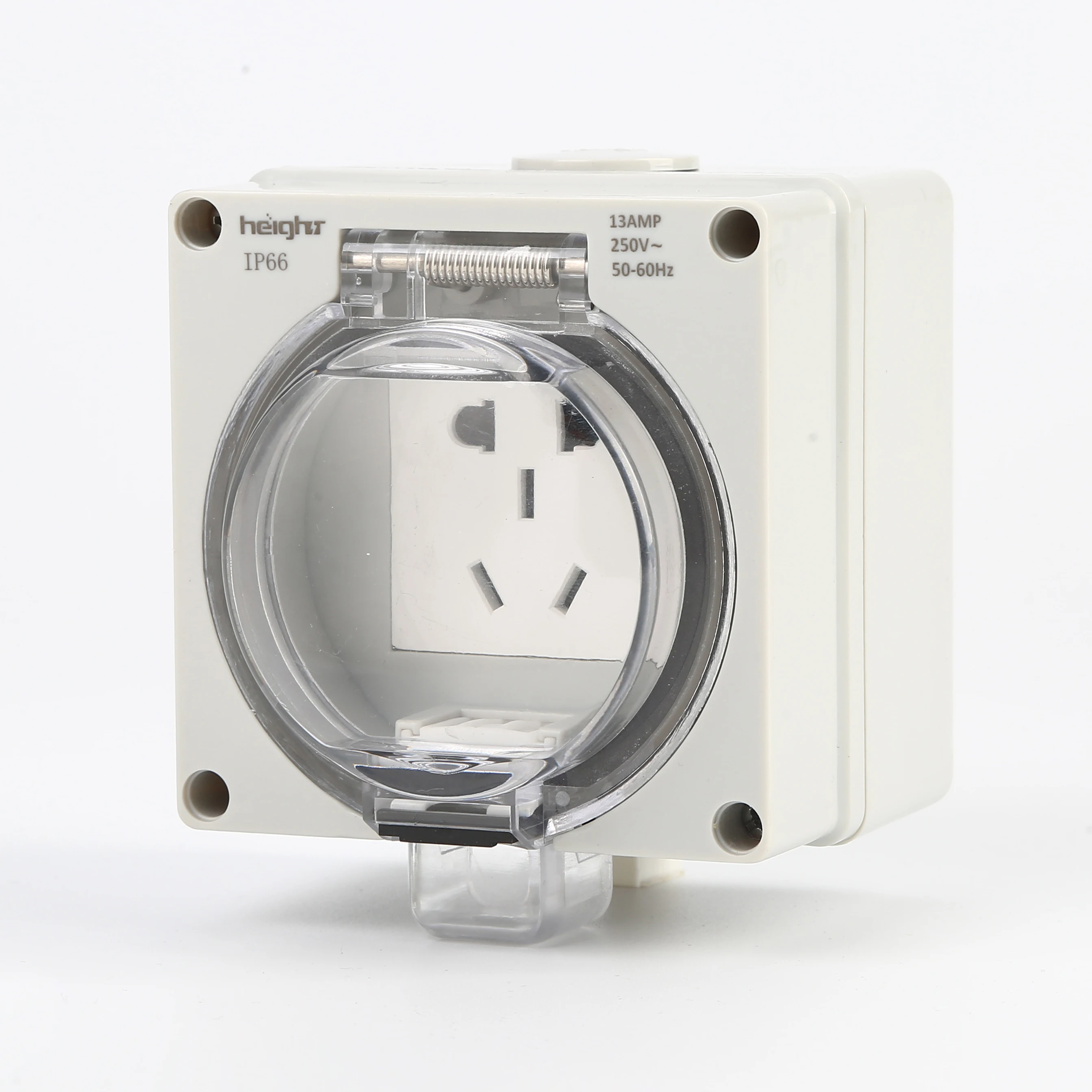 Оптовая продажа водонепроницаемая крышка HTL66-Five отверстия универсальные многокомбинированные коммутируемые розетки и переключатели с максимальным током 16 А