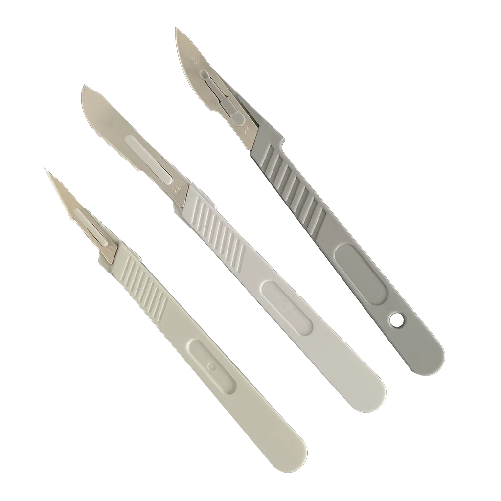 Factory Medical Equipment China Surgical Instrument sizes and uses Scalpel surgical blade With Handle