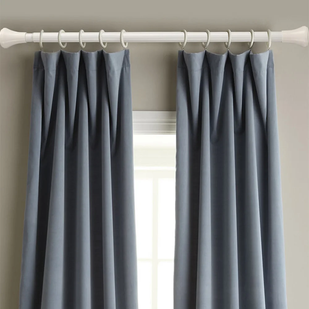SANDOU Wholesale Rust Resistance Tension Shower Curtain Rod Telescopic Wardrobe Closet Rods for Bathroom