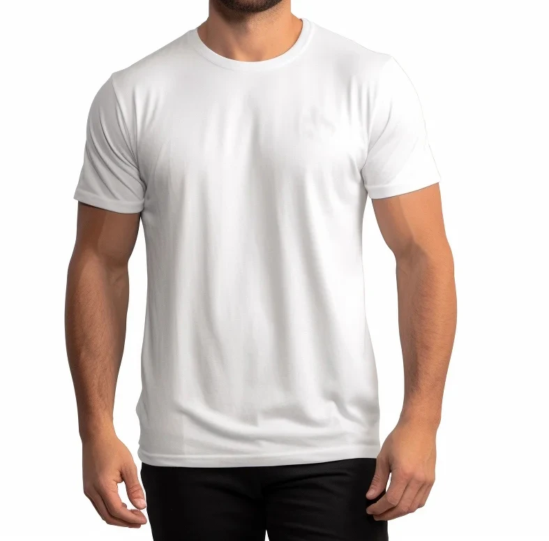 Custom 95% cotton 5% elastane t shirt anti shrink anti wrinkle soft tshirts 160g 180g 200g light blue t shirts