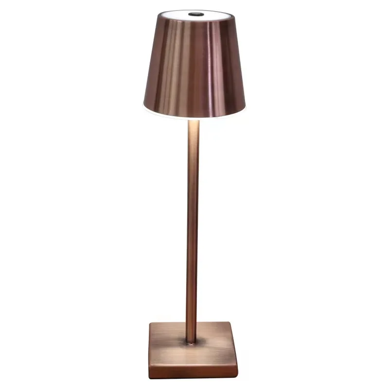 Modern European Table light Hotel Restaurant Decoration Rechargeable LED Table Lamp Romantic Dinner Light zafferano poldina pro
