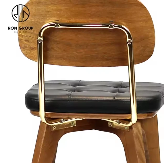 Kitchen Italian Modern Simple Design Dining Chairs Comfortable Ash Solid Wood Lounge Restaurant Dining Chairs