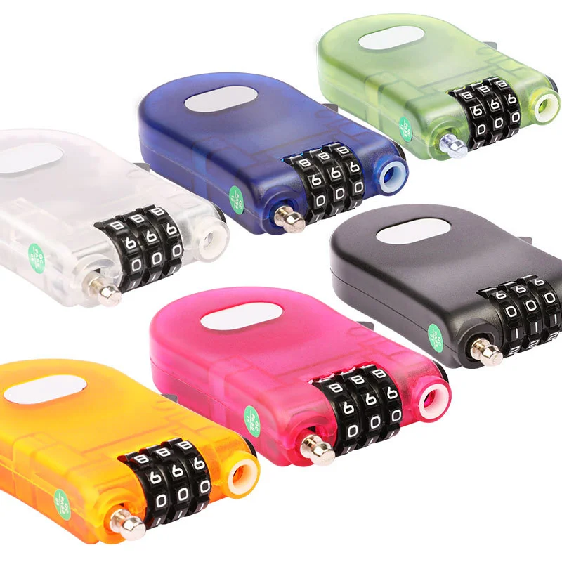 Portable Bike Steel Wire Lock Bicycle 3 Digit Combination Hot Sell Bike Lock